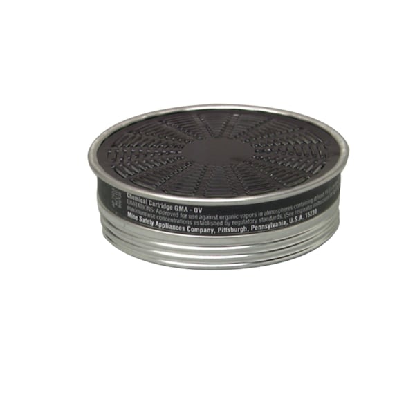 Msa Safety Cartridge, Comfo Chemical and Combination Cartridge, Black, Threaded, GMA, 10/Pkg 464031 - main