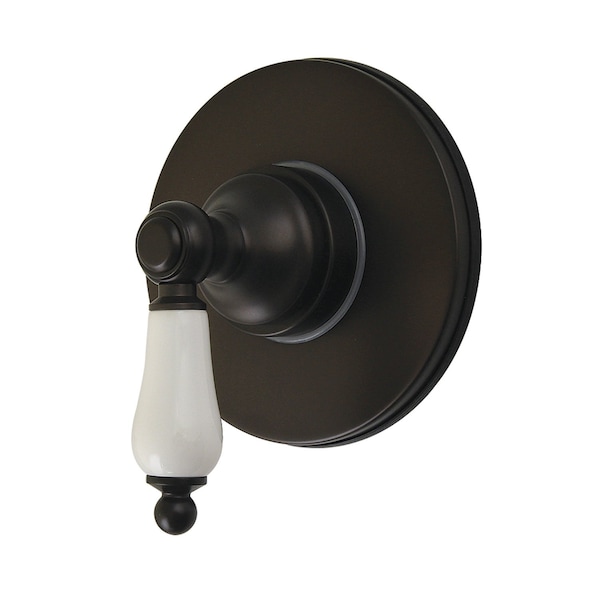 Kingston Brass Single-Handle Six-Way Diverter Valve with Round Trim Kit, Oil Rubbed Bronze KS4035PL - main