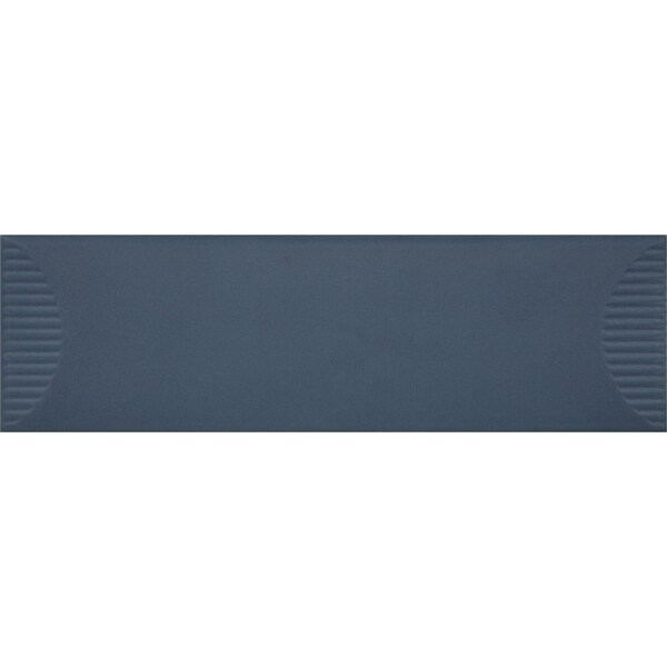 Daltile Stencil 4in x 12in Glazed Porcelain Half Moon Wall Tile 5.81 SQFT Per Carton, 20PK SC38RCT412HFMMT - main