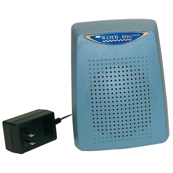 Safety Technology International Barking Dog Alarm, 110VAC, ABS Plastic, Light Blue ED-50 - main