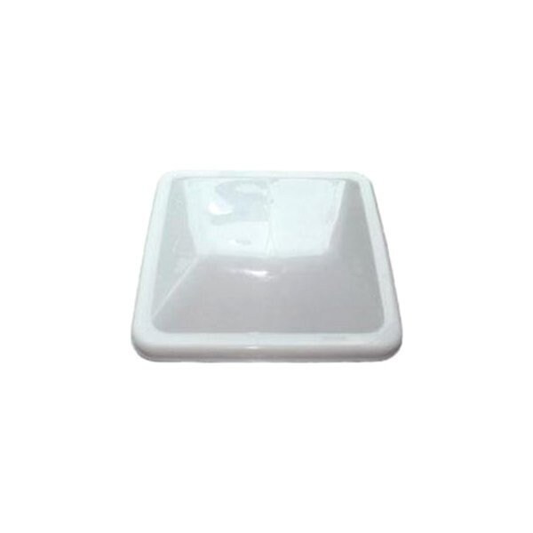 Ventline Replacement 14in x 14in Vent Cover for Ventadome E-Z Lift RV Roof Vents - White BVE0108-00 - main