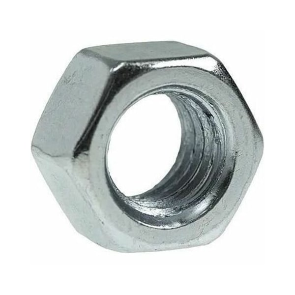 Dottie Hex Nut, 5/8"-11, Carbon Steel, Grade 2, Zinc Plated, 0.535 in Ht, 25 PK HN58 - main