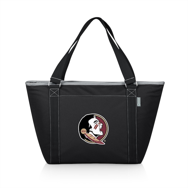 Picnic Time Family Of Brands NCAA Florida State Seminoles Topanga Tote Cooler Bag - Soft Cooler Bag - Picnic Cooler, Black 619-00-175-174-0 - main