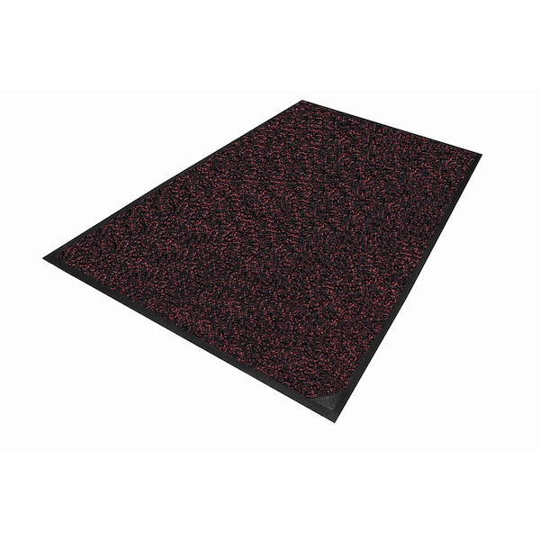 M A Matting MicroLuxx Mat, Red Pepper 3' x 5', Smooth Backing 12017635150 - main
