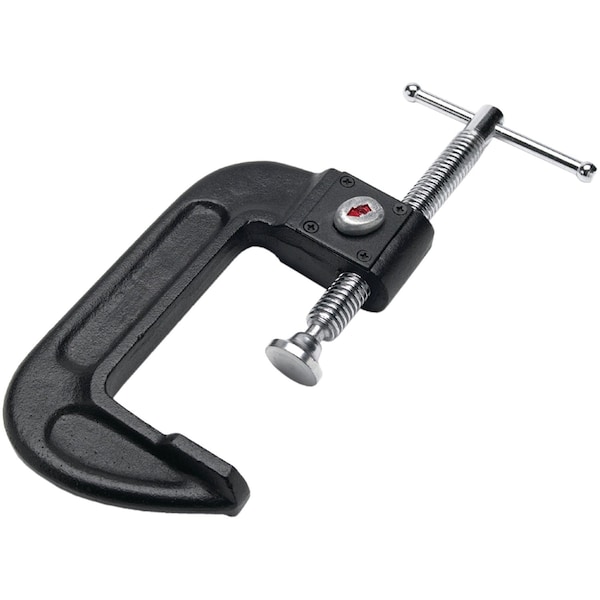 Performance Tool 4 in. Quick Release C-Clamp, Malleable Iron, Chrome Plated W284 - main