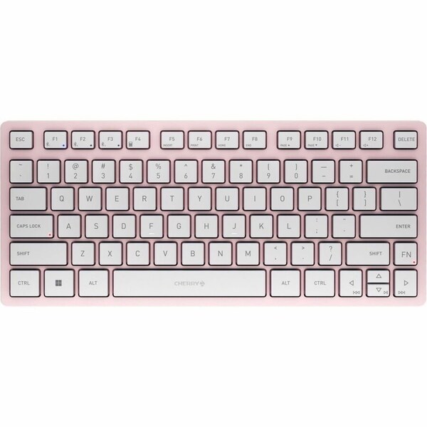 Cherry Multi-Device compact keyboard with three Bluetooth Channels.Color -Cherry Blossom JK-7100US-19 - main