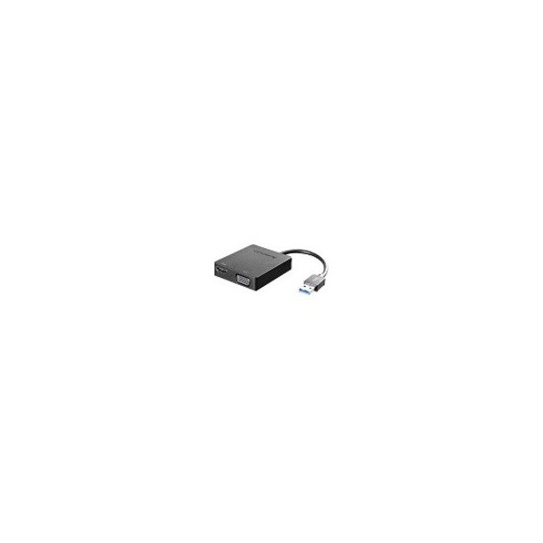 Lenovo Lenovo Desktop Options Graphic Adapter - USB 3.0 - 1XHDMI - 1XVGA 4X90H20061 - main