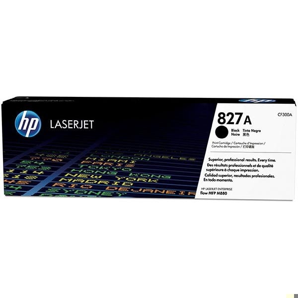 Hp 827A Black Original LaserJet Toner Cartridge, 29,500 Yield CF300A - main
