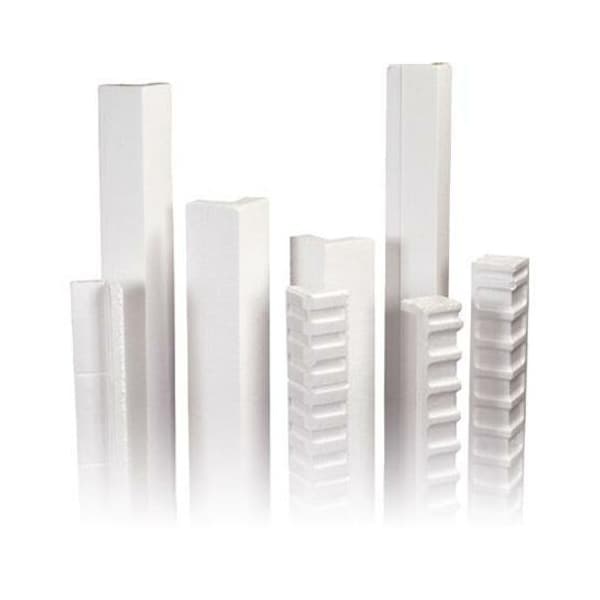 Box Packaging Foam Edge Protectors 24L x 3W x 3H White 150/Pack PF205 - main