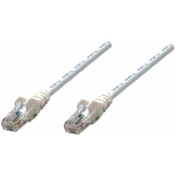 Intellinet Network Solutions 1.5 Ft White Cat5E Snagless Patch Cable 345088 - main