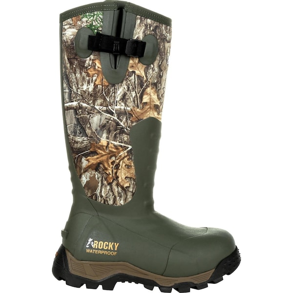 Rocky Women's Sport Pro Insulated Rubber Boot, Plain Toe, 16 in Height, Realtree Edge, 7 RKS0479 - main