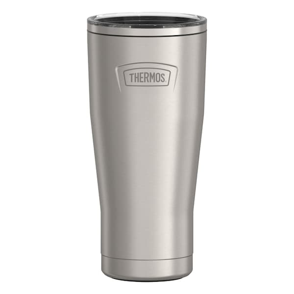 Thermos Icon 24oz Stainless Steel Tumbler with Slide Lock, Matte Stainless Steel IS1122MS4 - main