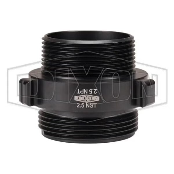 Dixon Style N36 Double Male Rocker Lug Adapter, 2-1/2 in, MNPT x Male NST NH N36-25T25F - main
