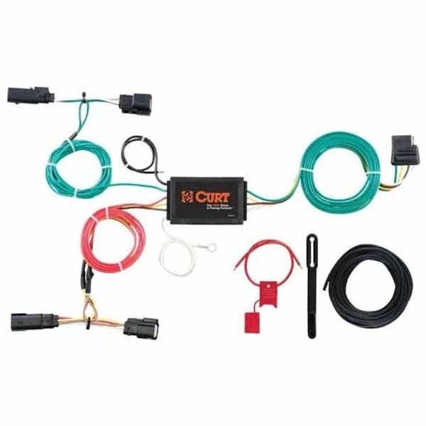 Ilc Repl. For Ford Edge Titanium Year 2017 Plug And Play 4 Way Flat Output Custom Wiring Harness W WZ-ETK0-U - main