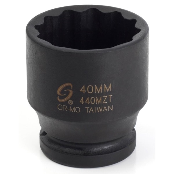 Sunex 3/4 in Drive 38Mm 12-Point Thin Wall Impact Socket 438MZT - main