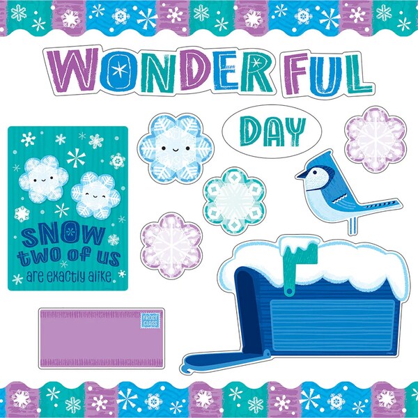 Trend Frozen Fun Bulletin Board Set, 58-Piece Set T19022 - main
