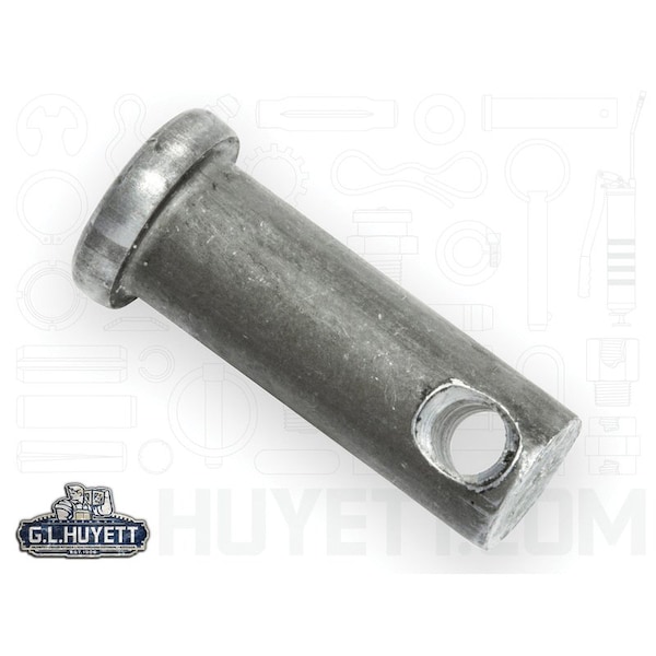 Huyett Clevis Pin, , 0.375 in Dia x 0.766 in Overall L x 1.000 in Shank L x 0.156 in Hole Dia CLP-0375-1000 - main