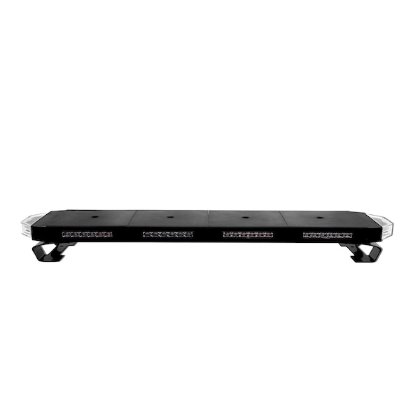 Putco Light Bar, 24 Inch Length; Full Bar; Roof Mount; Tri-Color Strobe LED; Amber/ White And Blue; Clear 950224 - main