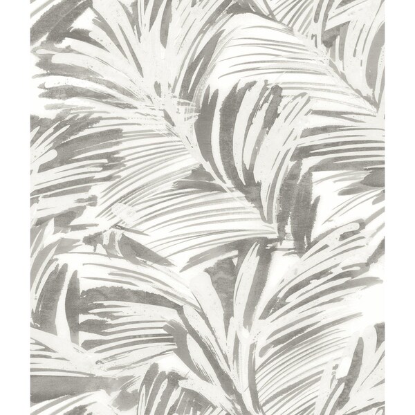 Chesapeake Chaparral Grey Fronds Wallpaper 3120-13713 - main