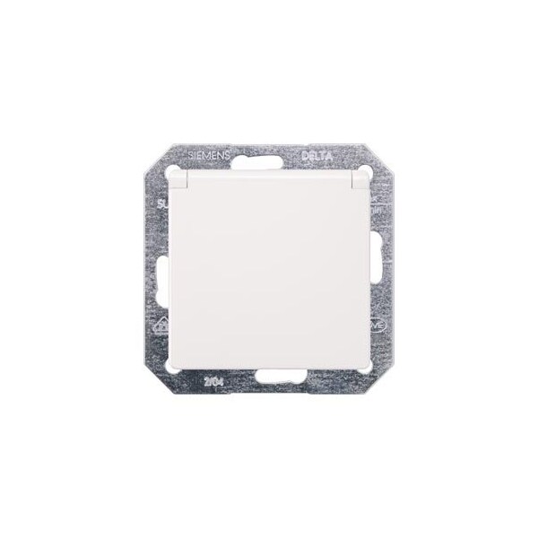 Siemens DELTA i-system aluminum-metallic SCHUKO socket outlet 10/16 A 250 V With 5UB1930 - main