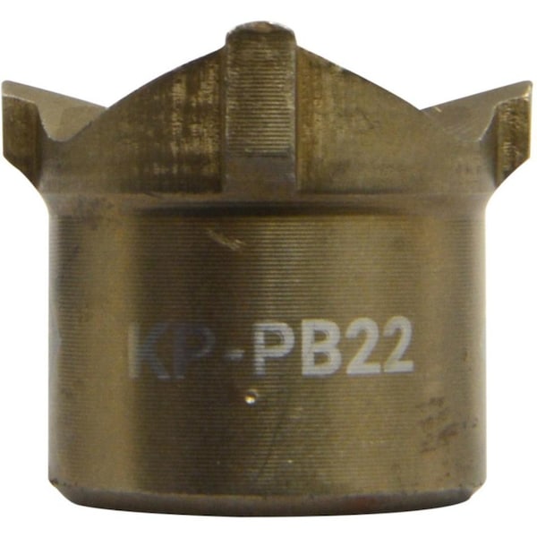 Greenlee Push Button Knockout Punch, 22.5 mm Conduit/Pipe, High-Grade Steel KP-PB22 - main