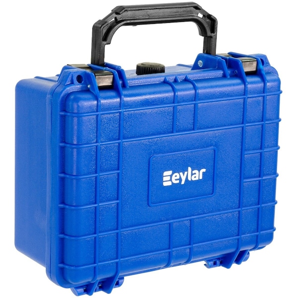 Eylar 9.12in Compact Gear Hard Case Waterproof with Foam Blue SA00042-BLU - main