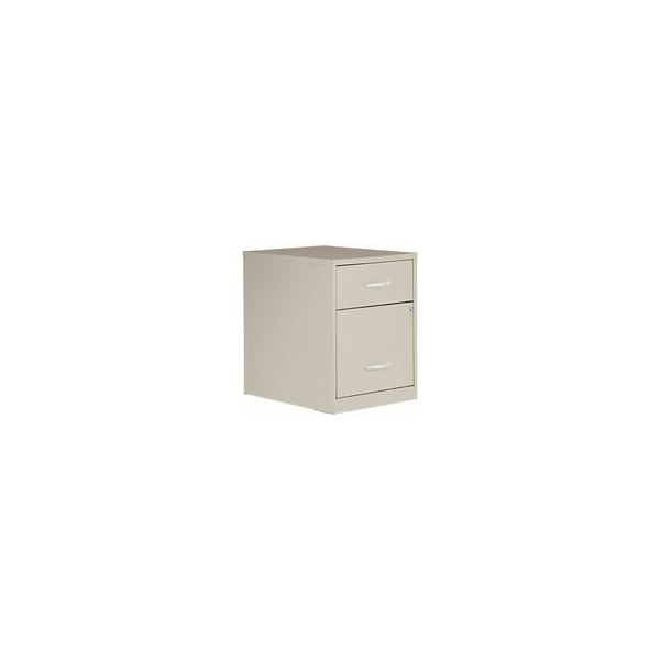 Nusparc File Cabinet - 14.2in Width x 18in Depth x 19in Height - 2 x Drawer(s) for File, Box - Letter - 26152 - main