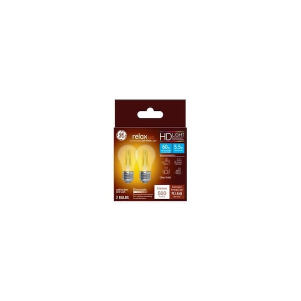 Current LED Bulb Relax LED A15 E26 Medium Soft White 60 Watt Equivalence Clear 36980 - main