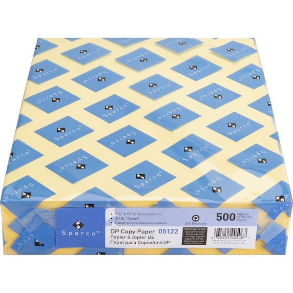 Sparco PAPER, COPY, 20#, 8.5X11, CA, PK500 SPR05122 - main