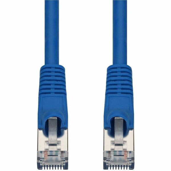 Add-On 50FT BLUE CAT7 SHIELDED (S/FTP) PVC ETHERNET CABLE SNAGLESS BUBBLE BOOT RJ-45 M/ ADD-50FCAT7-BE - main