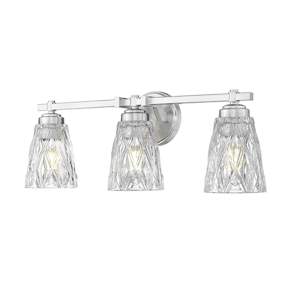 Z-Lite Andree Brushed Nickel 3 Light Vanity 1960-3V-BN - main