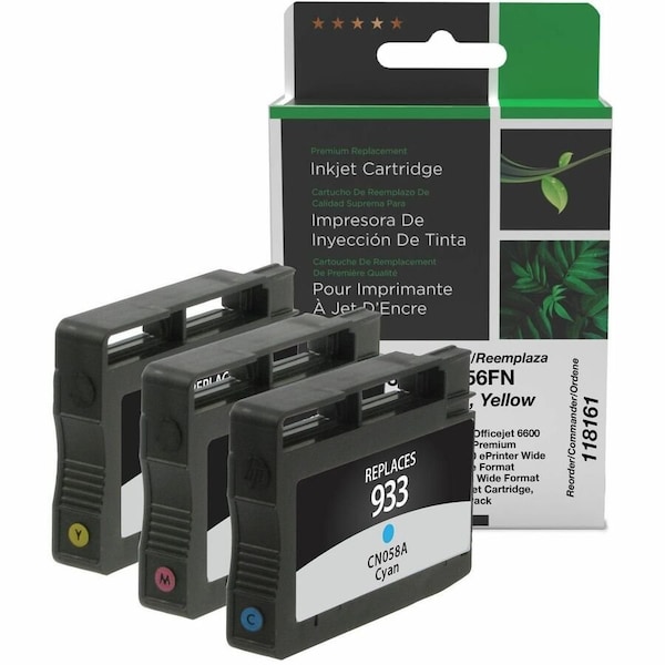 Cig Remanufactured Cyan/Mag/Ylw Ink, PK3 118161 - main
