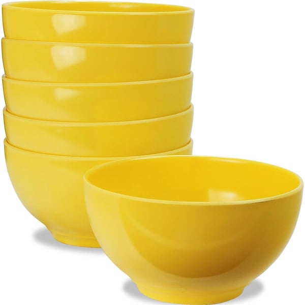 Reston Lloyd Lemon - Melamine Dinner bowl Set -6-bowls 73201SET - main