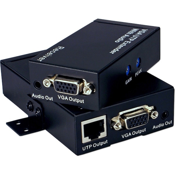Qvs 150 METERS VGA/WUXGA WITH AUDIO CAT5/RJ45 EXTENDER KIT VA-E - main