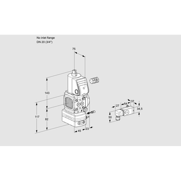 Honeywell Kromschroder VAG1-/20R/NQAE KS88015213 - main