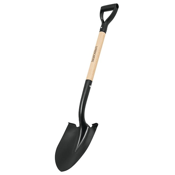 Landscapers Select Round Point Shovel, D-Handle 34448 - main