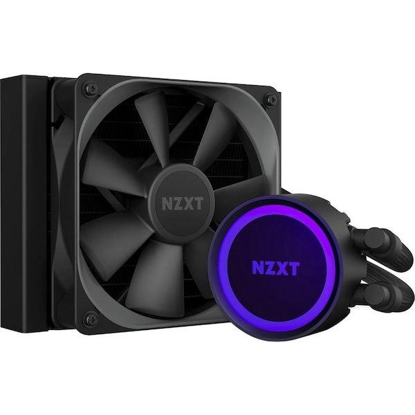 Nzxt Kraken 120 AIO RGB CPU Liquid Cooler, Black RL-KR120-B1 - main