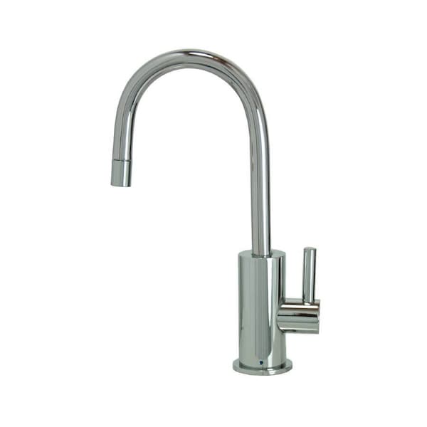 Mountain Plumbing Point-of-Use Drinking Faucet with Round Body and Handle in Unlacquered Brass MT1843-NL/ULB - main