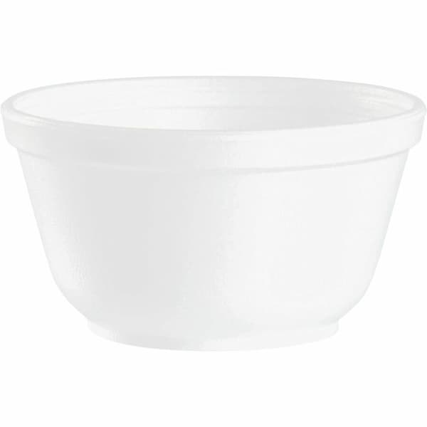 Dart Foam Bowls, 10 Ounces, White, Round, PK1000 10B20 - main