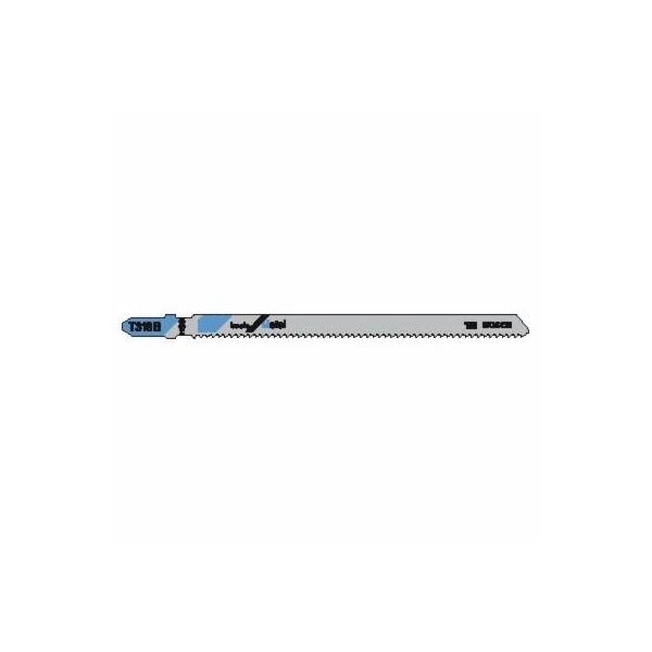 Bosch T 318 B FINE ROUND CUT STRAIGHT CUT JIG SAW BLADE, 5 .25 L X 0.3 IN W, 14 TPI, HSS CUTTING T318B - main