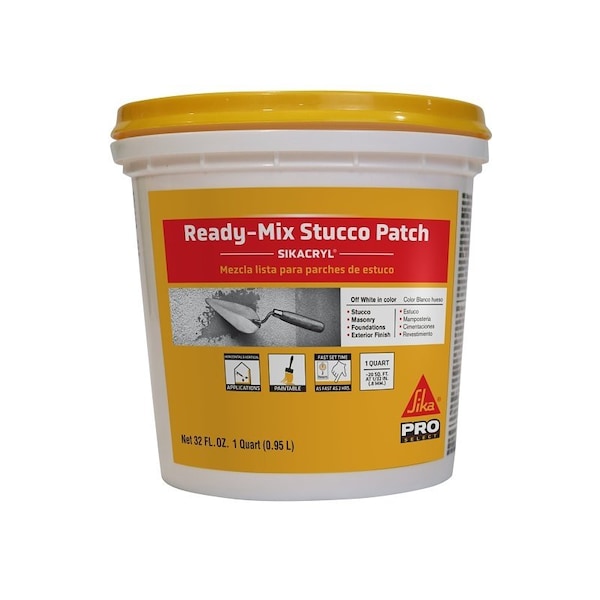 Sika Stucco Patch, OffWhite, 1 qt Container 503333 - main