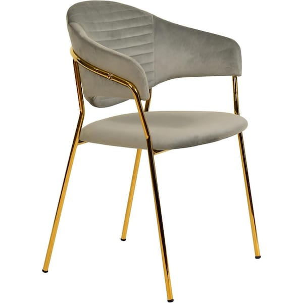 Leisuremod Bella Collection Modern Dining Chair in Light Grey BC21LGR - main