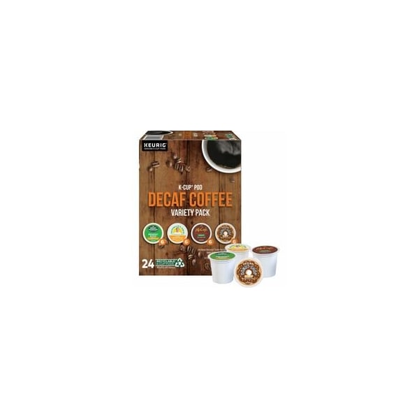 Keurig K-Cup Decaf Coffee Variety Pack, Compatible with Brewer, Light/Medium, K-Cup, Decaf, 4PK 5000374162 - main