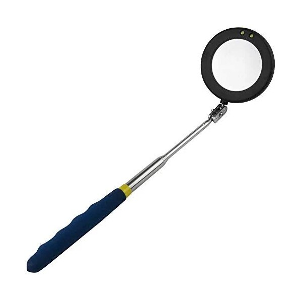 Cal-Van Tools LED Lighted Inspection Mirror, 2-3/8in Round 32 - main