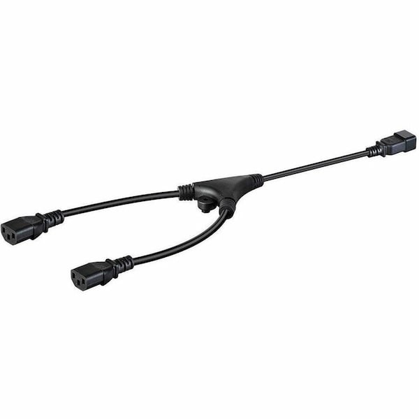 Monoprice Heavy Duty Splitter Power Cord - IEC 60320 C20 to 2x IEC 60320 C13_ 14 35118 - main