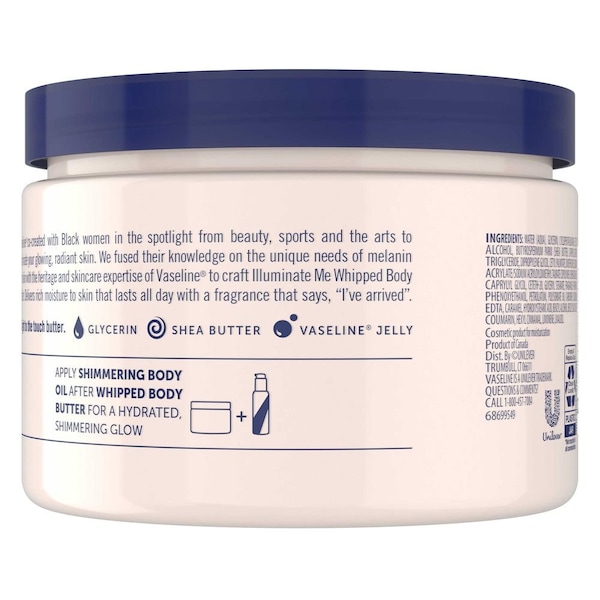 Vaseline Illuminate Me Body Butter, 11 Ounce, 6PK 68283878 - main