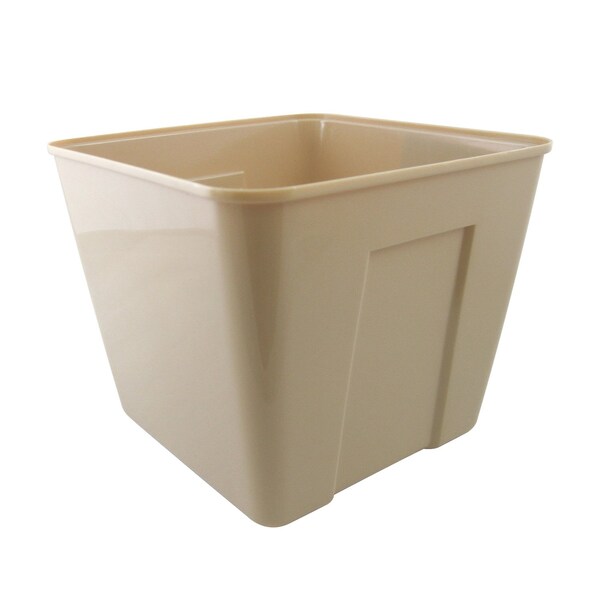 Generic Ice Bucket Square Beige 3 quart 72cs, 72PK BKT-SQR-BEG - main