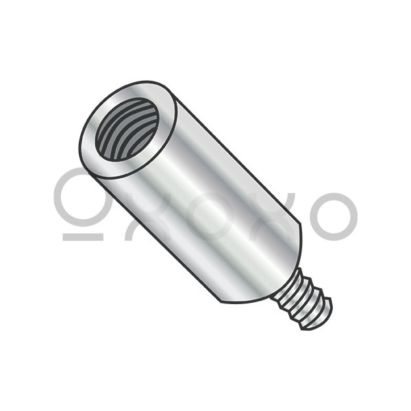 Oxoxo 8-32X1/4 One Quarter Round Male Female Standoff Brass Nickel, 500PK 334879 - main