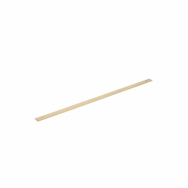 Schaub 18in Center to Center Pub House Backplate for Appliance Pull Signature Satin Brass Finish 5118AB-SSB - main