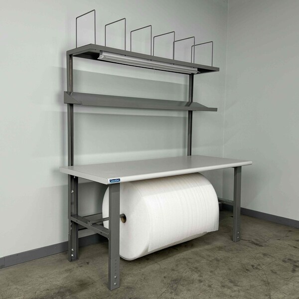 Stackbin Packing Work Bench, 72" W, 3500 lb. 4-6PACK-6C-BK - main
